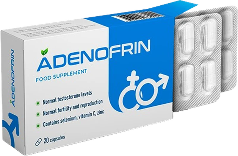 Adenofrin cápsulas para la próstata y la salud urológica masculina